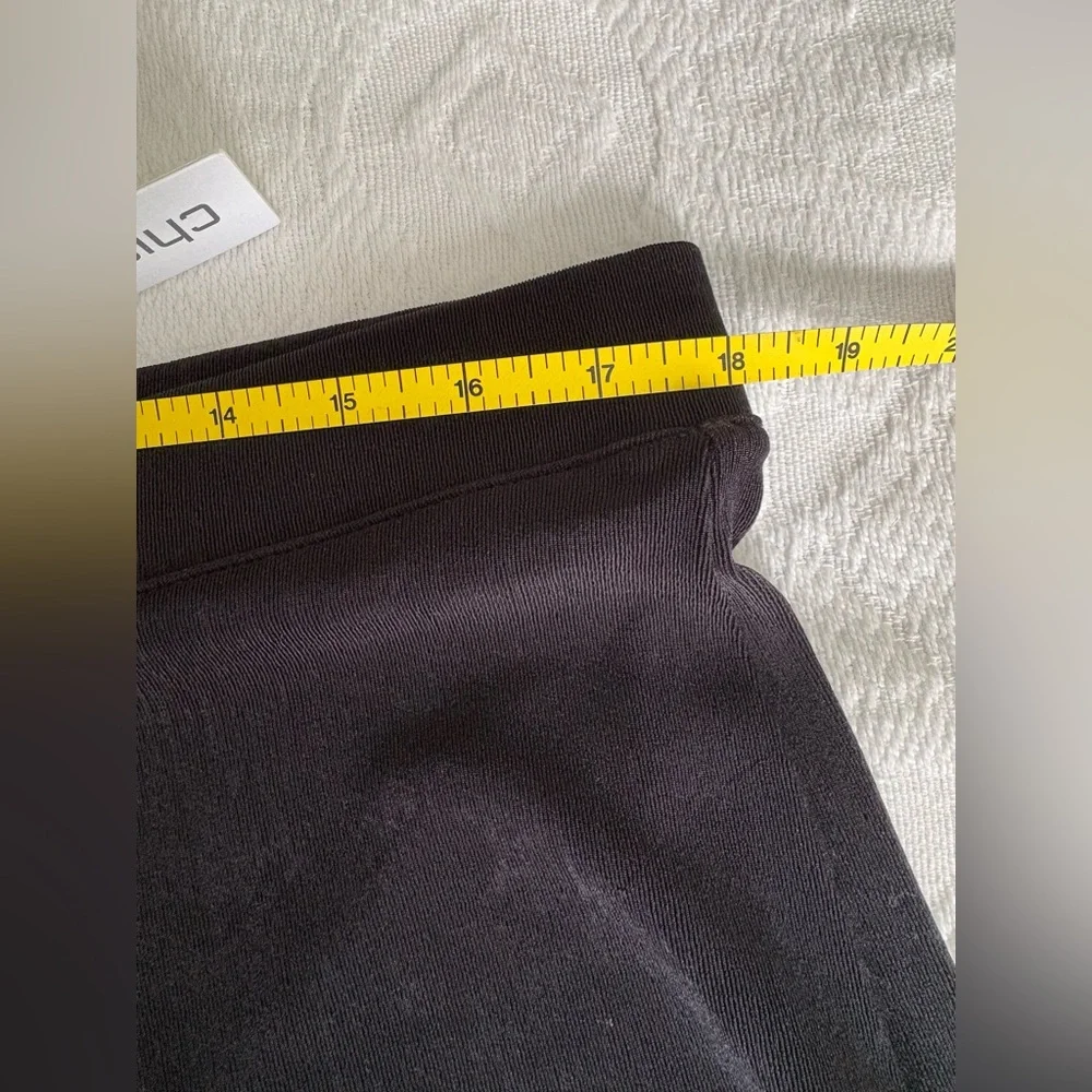 Chico's Black Wide Leg Fringe Hem Pants - Picture 5 of 8